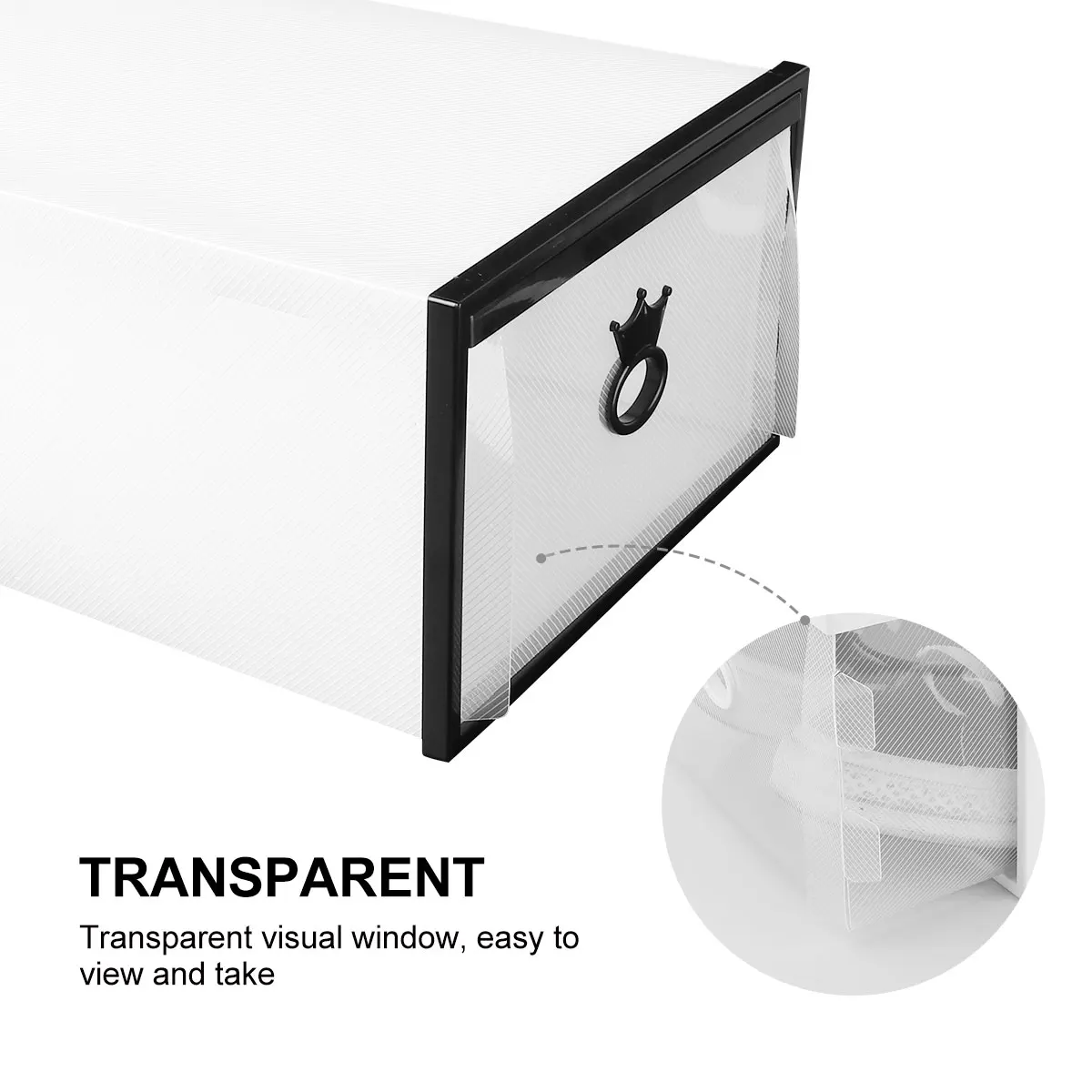 Foldable Transparent Plastic Shoe Storage Rack Organizer Large Capacity Thickened Easy Clean Stackable Under Bed Shoes
Foldable Transparent Plastic Shoe Storage Rack Organizer Large Capacity Thickened Easy Clean Stackable Under Bed Shoes