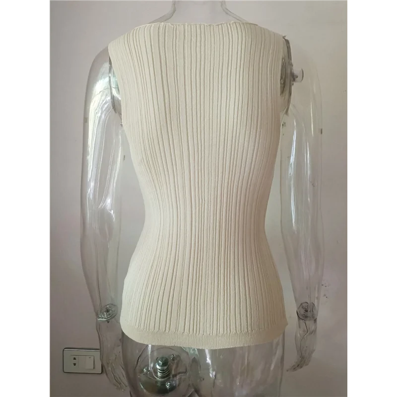 Sturdy Women Button Down Vest Ribbed Sleeveless Cardigan Tank Top Y2k Crewneck Slim Fit Knit Vest Tops Going Out Crop Top
Sturdy Women Button Down Vest Ribbed Sleeveless Cardigan Tank Top Y2k Crewneck Slim Fit Knit Vest Tops Going Out Crop Top