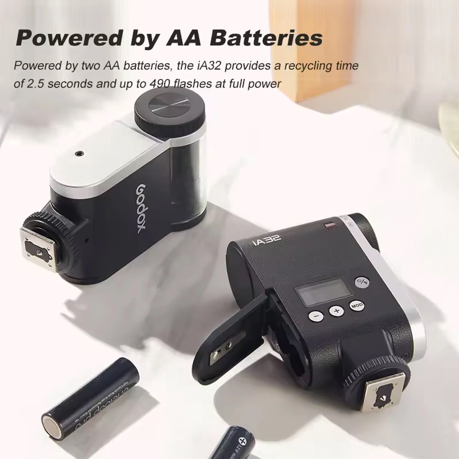 Godox Mini Camera Flash Up to 490 Full-Power Flashes 6200K CCT Manual Flash for Various Camera Models Optical S1/S2 Modes
Godox Mini Camera Flash Up to 490 Full-Power Flashes 6200K CCT Manual Flash for Various Camera Models Optical S1/S2 Modes