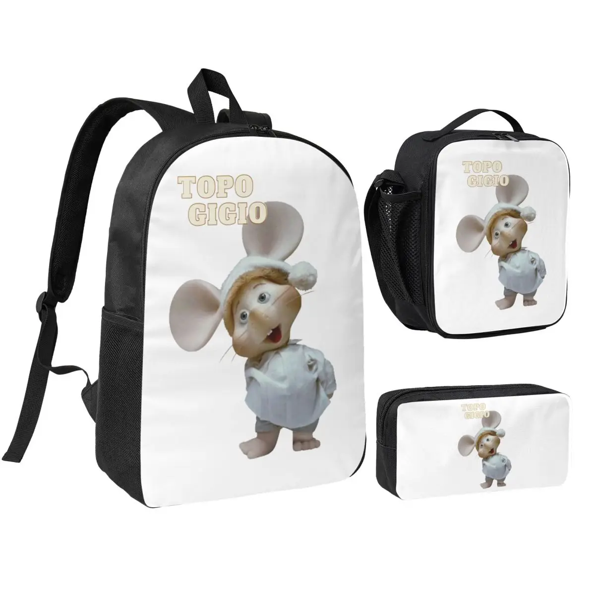 Topo Gigio Backpack Boys Girls BookBag School Bag Shoulder Bags 3ps Insulated Lunch Bag Pencil Case
Topo Gigio Backpack Boys Girls BookBag School Bag Shoulder Bags 3ps Insulated Lunch Bag Pencil Case