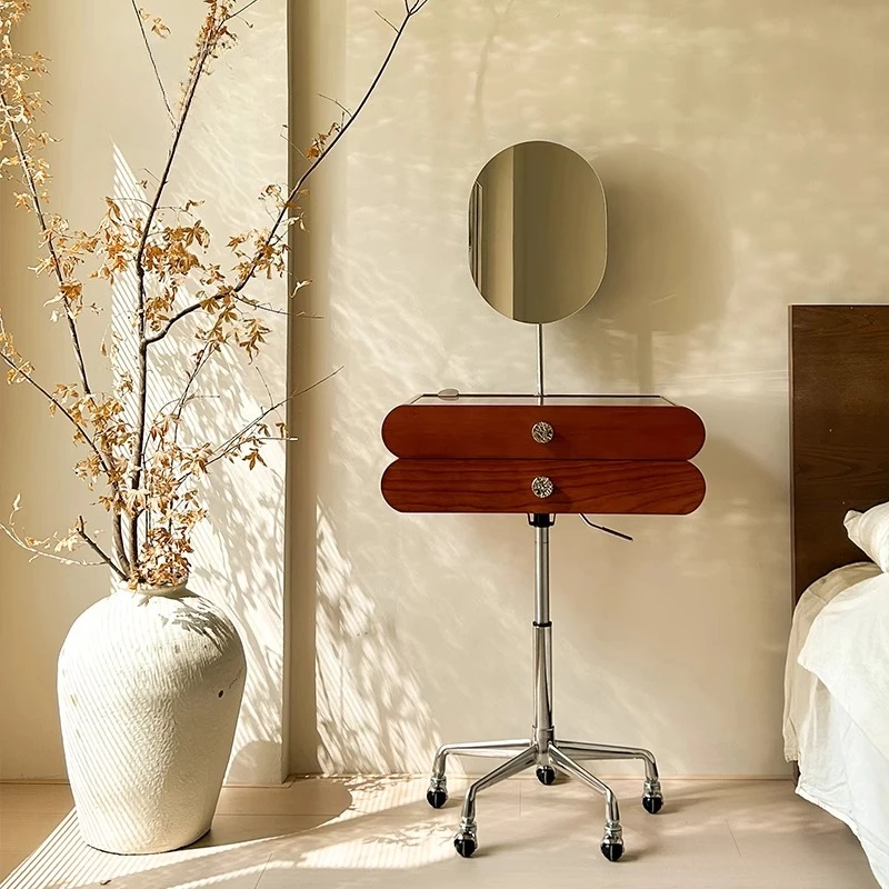 Cherry wood solid wood bedside table integrated with upgraded makeup table makeup table solid wood
Cherry wood solid wood bedside table integrated with upgraded makeup table makeup table solid wood