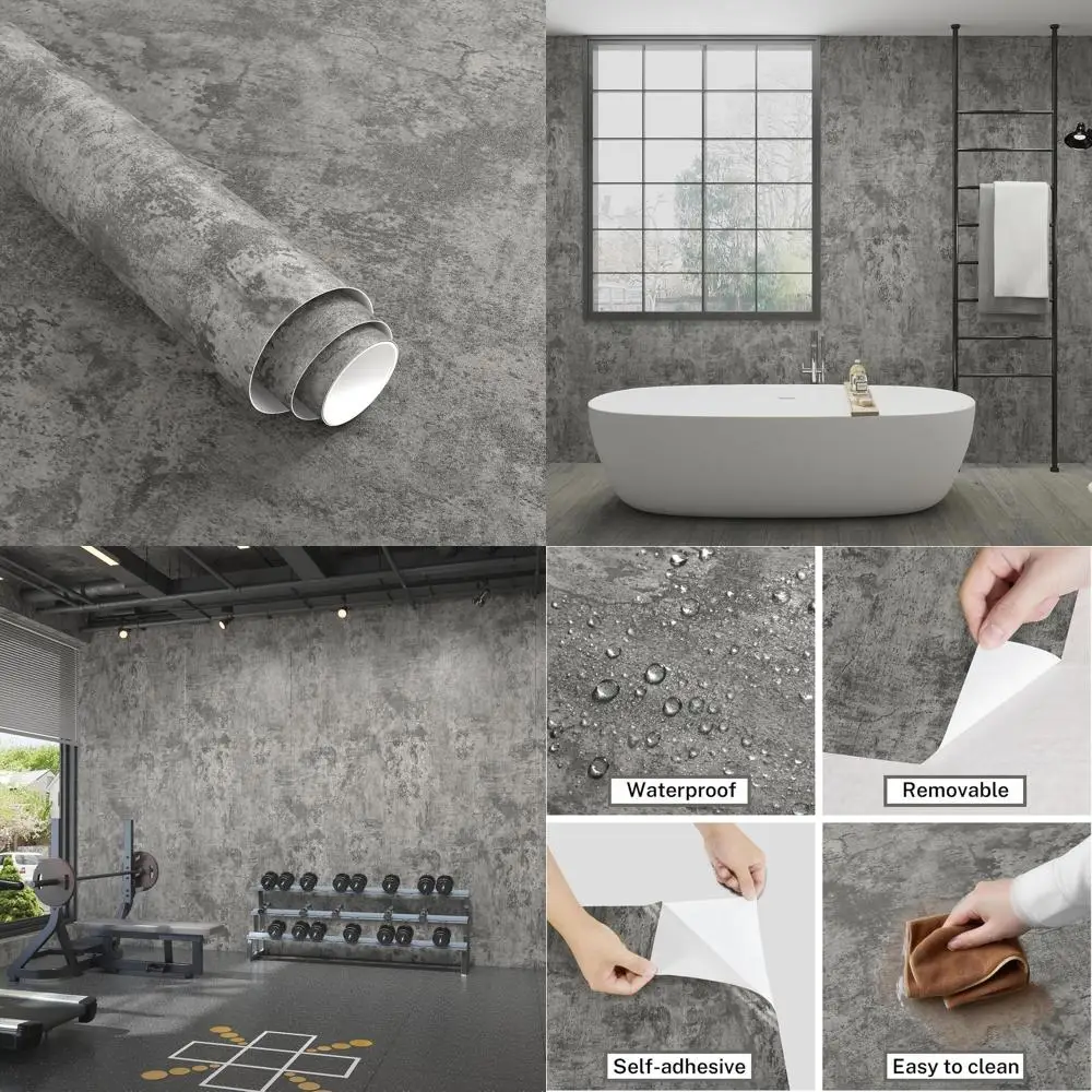 Серые обои для очистки и наклеивания бетона — матовый текстурированный водонепроницаемый винил для столешниц для кухни и ванной комнаты
Серые обои для очистки и наклеивания бетона — матовый текстурированный водонепроницаемый винил для столешниц для кухни и ванной комнаты