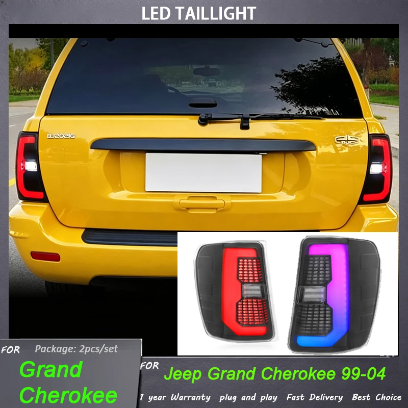 Pair LED Taillights For 1999 2000 2001 2002 2003 2004 Jeep Grand Cherokee MK2 WJ Taillamp Rear Lamp Brake Turn Signal Light
Pair LED Taillights For 1999 2000 2001 2002 2003 2004 Jeep Grand Cherokee MK2 WJ Taillamp Rear Lamp Brake Turn Signal Light