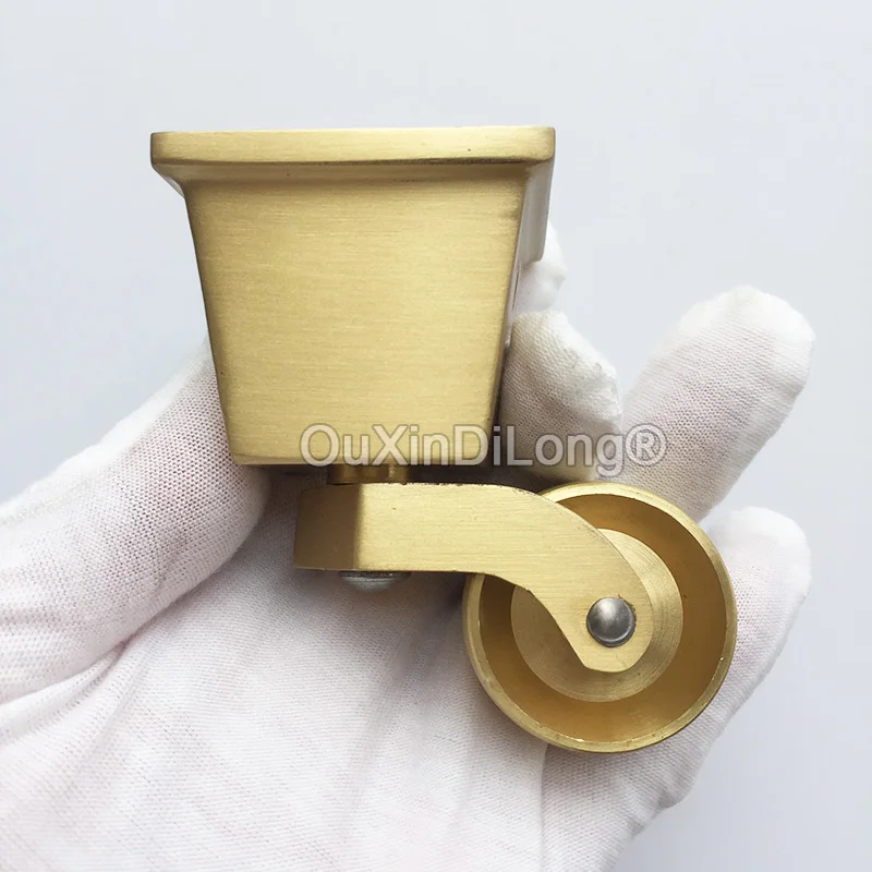 European 4PCS Solid Brass Heavy Universal Furniture Casters Table Chair Bar Sofa Piano Wheels Runners Square Cup Brass Wheels
European 4PCS Solid Brass Heavy Universal Furniture Casters Table Chair Bar Sofa Piano Wheels Runners Square Cup Brass Wheels