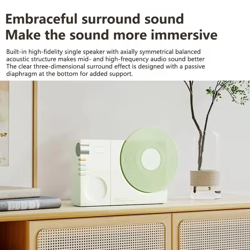 Беспроводная звуковая колонка Hi-Fi, мини-классика, ретро-записи, Bluetooth-динамик, портативная цветная музыкальная шкатулка MP3 с дисплеем часов AUX TF
Беспроводная звуковая колонка Hi-Fi, мини-классика, ретро-записи, Bluetooth-динамик, портативная цветная музыкальная шкатулка MP3 с дисплеем часов AUX TF