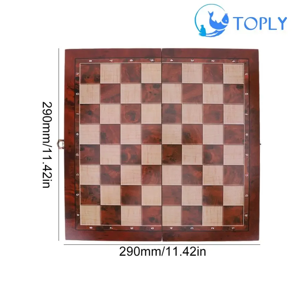 Large Chessboard Developing Strategic Thinking Chess Wooden Set 29x29cm Best Gifts Foldable Chess Board No Toxic for Boys Girls
Large Chessboard Developing Strategic Thinking Chess Wooden Set 29x29cm Best Gifts Foldable Chess Board No Toxic for Boys Girls