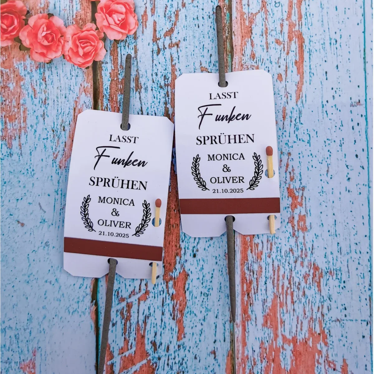 Hochzeit Wunderkerzen Etiketten Personalisierte. Für Hochzeit, Party, Jubiläum oder zur Verlobung
Hochzeit Wunderkerzen Etiketten Personalisierte. Für Hochzeit, Party, Jubiläum oder zur Verlobung