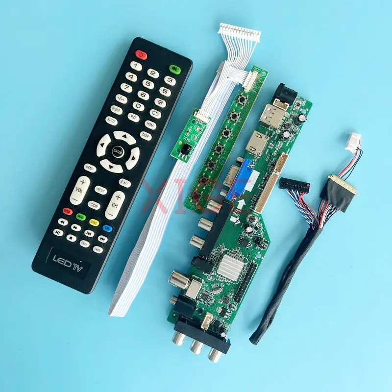 Driver Board Fit CLAA101WA01A CLAA101WB03 1366*768 DVB Digital Signal DIY Kit USB+DHMI+VGA+2AV 10.1" Laptop Display 40-Pin LVDS
Driver Board Fit CLAA101WA01A CLAA101WB03 1366*768 DVB Digital Signal DIY Kit USB+DHMI+VGA+2AV 10.1" Laptop Display 40-Pin LVDS