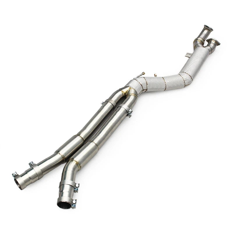 304L Stainless Steel Middle Exhaust Tube, Compatible with BMW M3/M4 G80/G82/G83 3.0T 2021-2023, Racing Insulated 101mm Pipe
304L Stainless Steel Middle Exhaust Tube, Compatible with BMW M3/M4 G80/G82/G83 3.0T 2021-2023, Racing Insulated 101mm Pipe