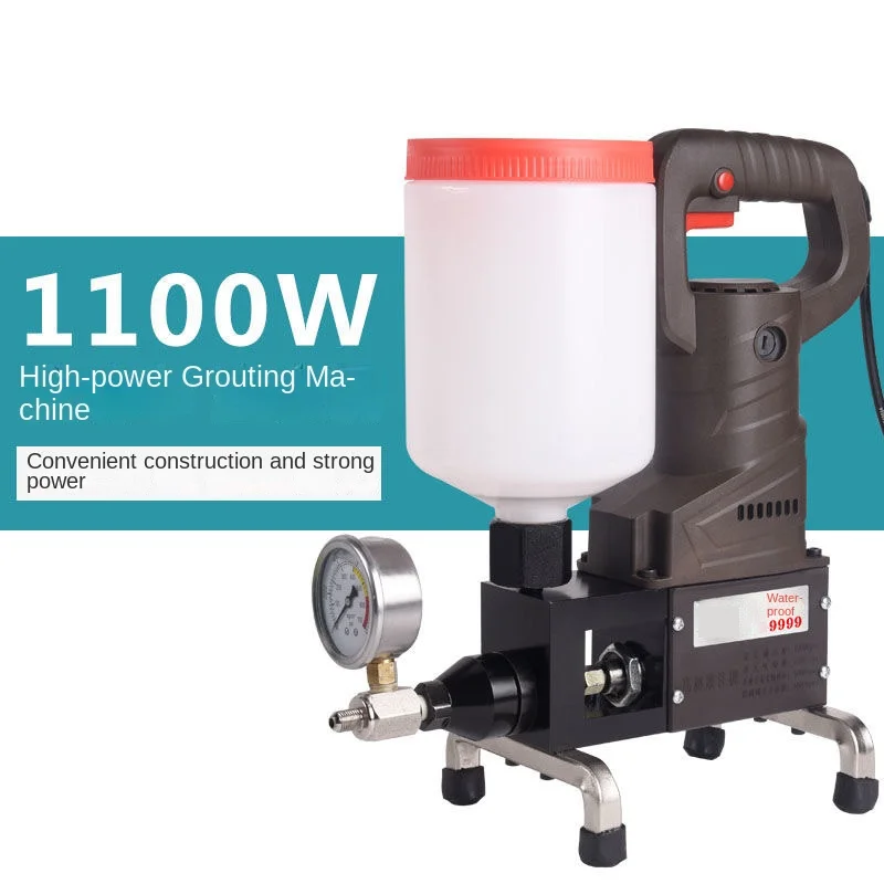 1100W High Pressure Epoxy Grouting Machine 220V Epoxy/polyurethane Foam Injection Pump Crack Repair and Plugging Machine
1100W High Pressure Epoxy Grouting Machine 220V Epoxy/polyurethane Foam Injection Pump Crack Repair and Plugging Machine