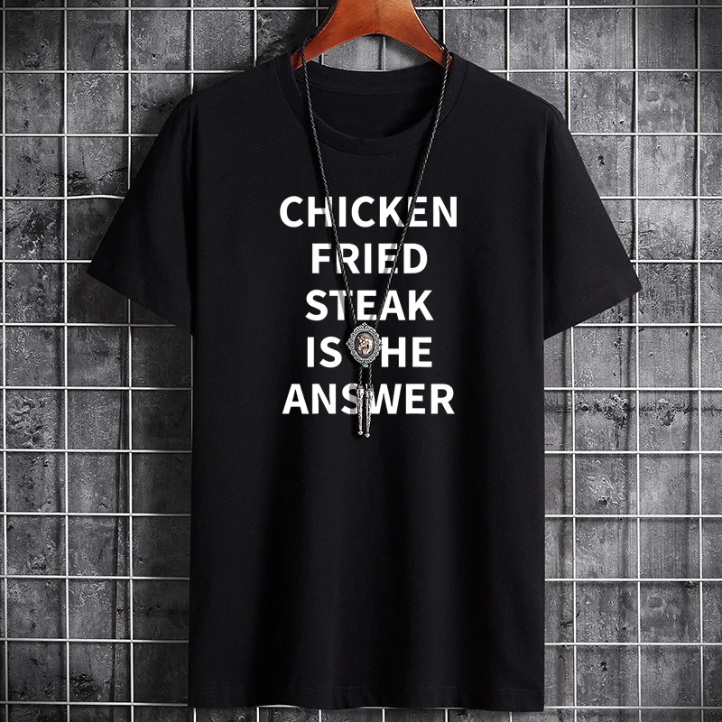 Summer Hot Selling Men's Pure Cotton T-shirt Round Neck Casual Letter Printed Top Comfortable and Breathable Large Men's T-shirt
Summer Hot Selling Men's Pure Cotton T-shirt Round Neck Casual Letter Printed Top Comfortable and Breathable Large Men's T-shirt