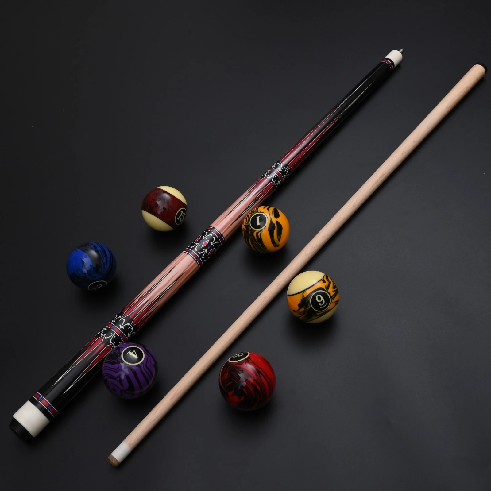 57 Inch 13mm Maple Pool Cue Stainless Steel Joint 2 Piece Billiard Stick for Beginners Great Gift Canadian Hard Rock Maple
57 Inch 13mm Maple Pool Cue Stainless Steel Joint 2 Piece Billiard Stick for Beginners Great Gift Canadian Hard Rock Maple