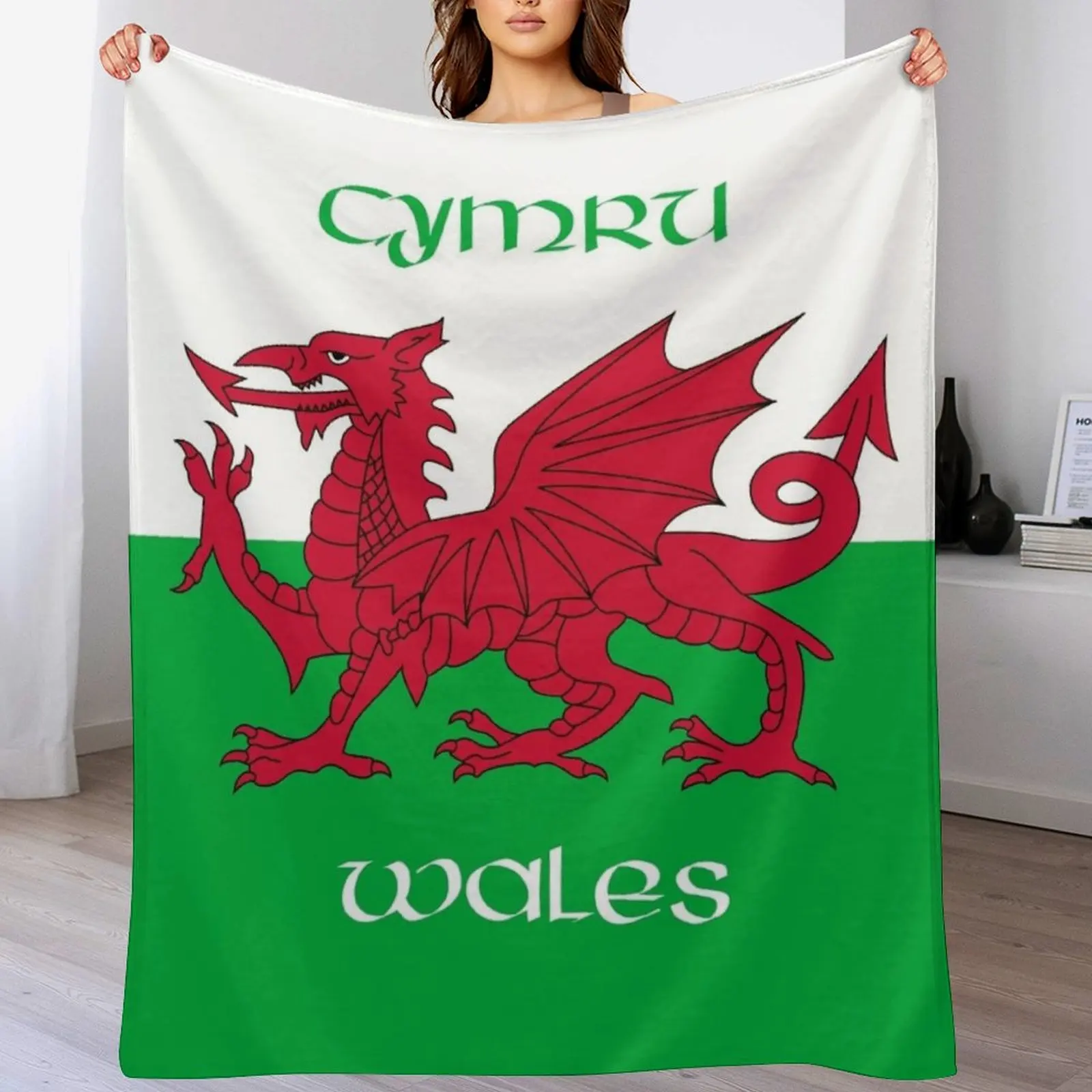 Cymru / Wales - The Welsh Dragon Flag Throw Blanket Sofas Sleeping Bag for winter Blankets
Cymru / Wales - The Welsh Dragon Flag Throw Blanket Sofas Sleeping Bag for winter Blankets