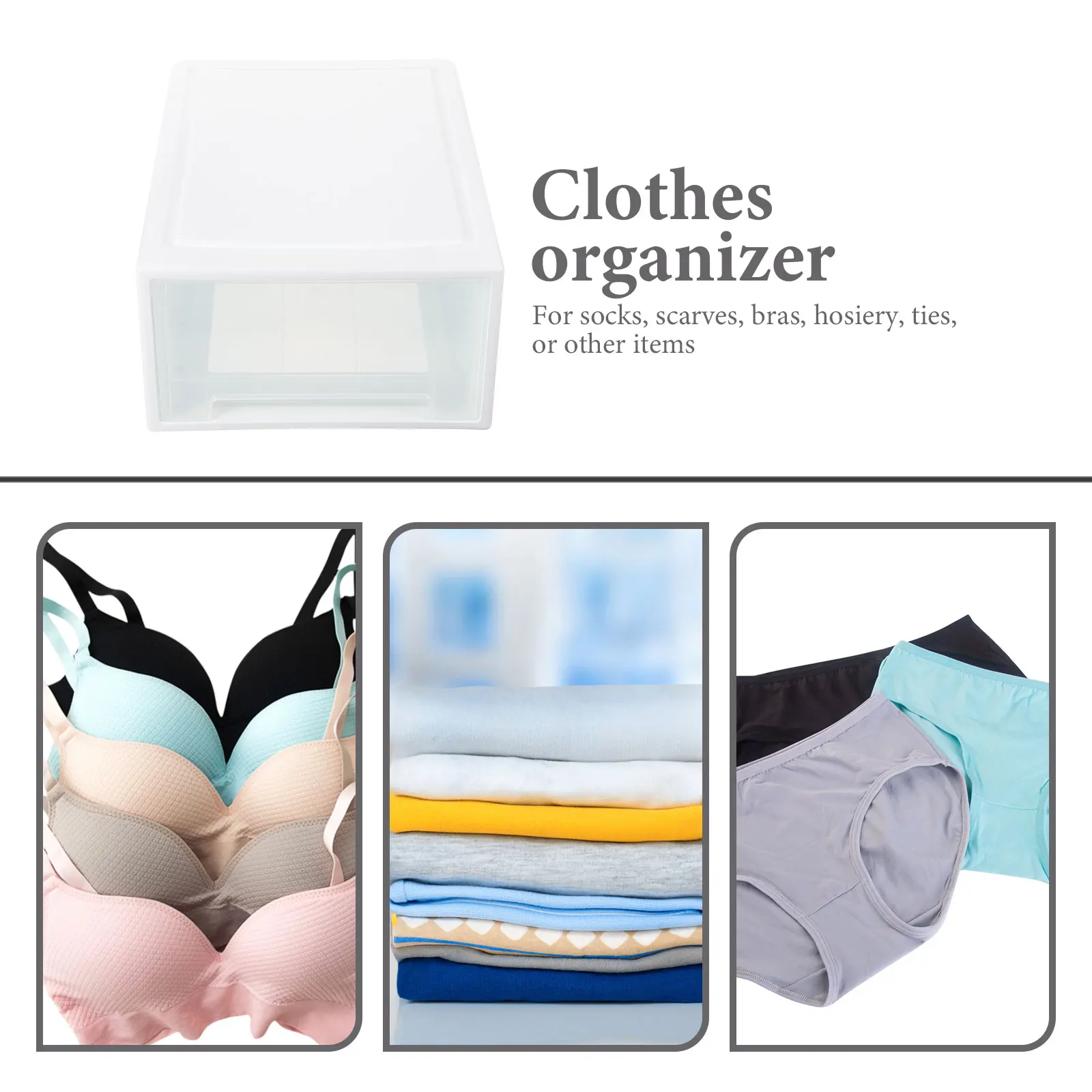 1 pc Drawer Style Underwear Storage Box Socks Container Holder Case Home Organizer Large Capacity Clothes Accessories Sundry
1 pc Drawer Style Underwear Storage Box Socks Container Holder Case Home Organizer Large Capacity Clothes Accessories Sundry