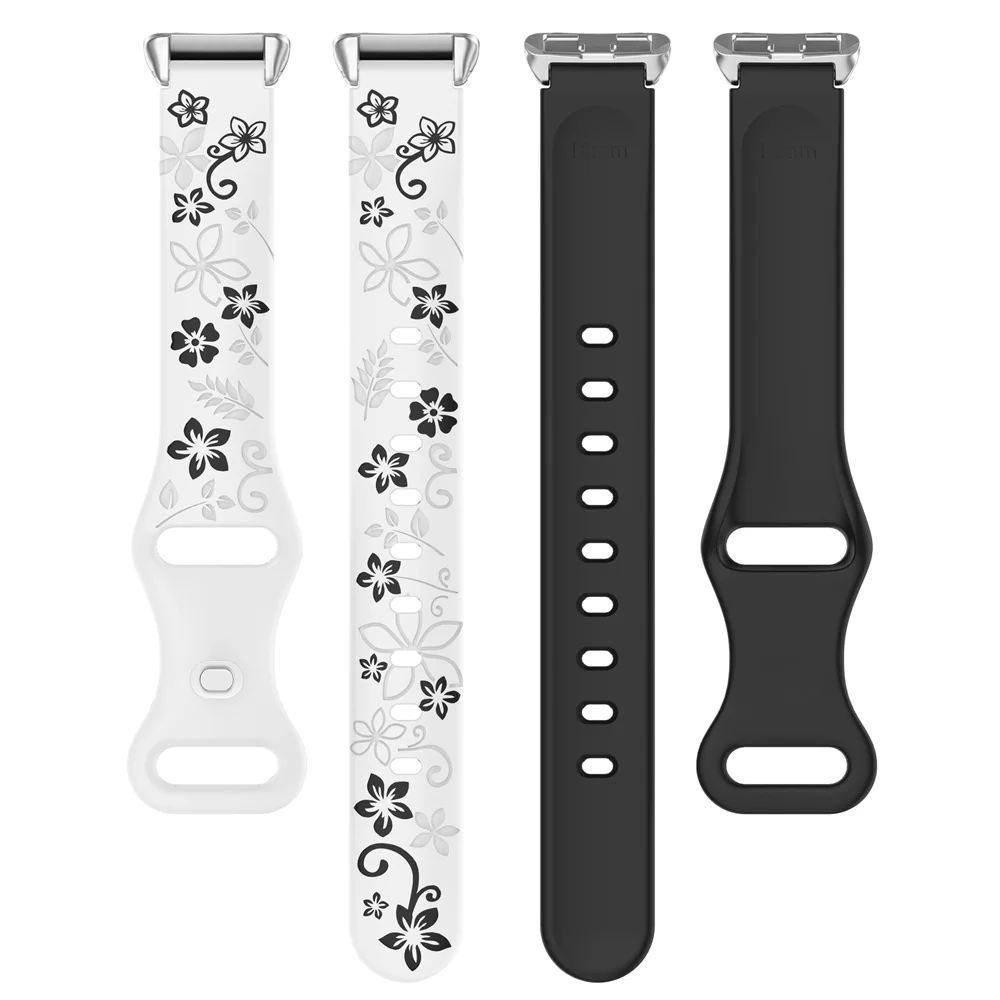 Ремешок с цветочной гравировкой для Huawei Band 10, 9, 8, двухцветный силиконовый ремешок для часов, спортивный браслет, замена
Ремешок с цветочной гравировкой для Huawei Band 10, 9, 8, двухцветный силиконовый ремешок для часов, спортивный браслет, замена