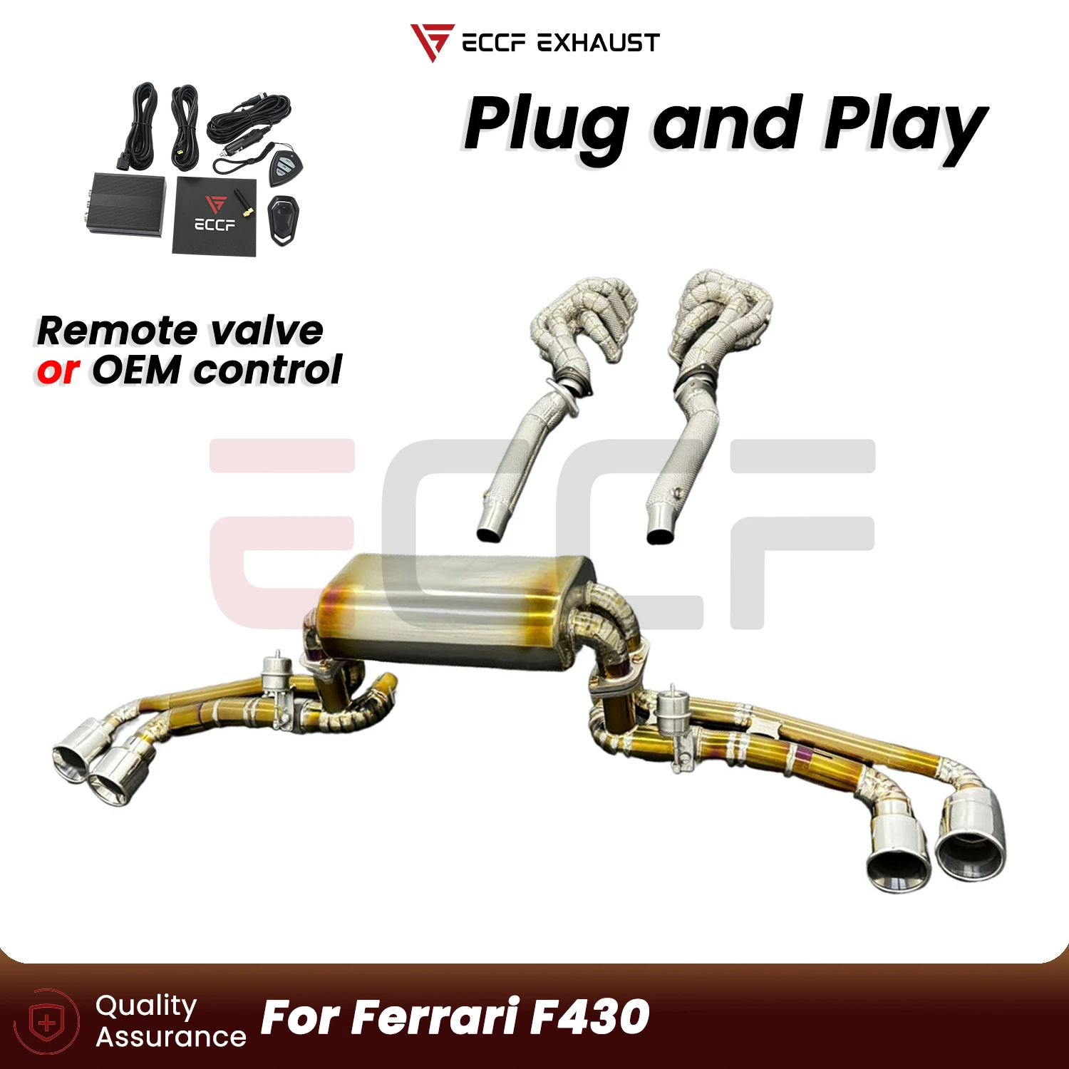 Sporty Aggressive Exhaust Sound Titanium Full exhaust system For Ferrari F430 Plug and Play Performance Upgrade
Sporty Aggressive Exhaust Sound Titanium Full exhaust system For Ferrari F430 Plug and Play Performance Upgrade