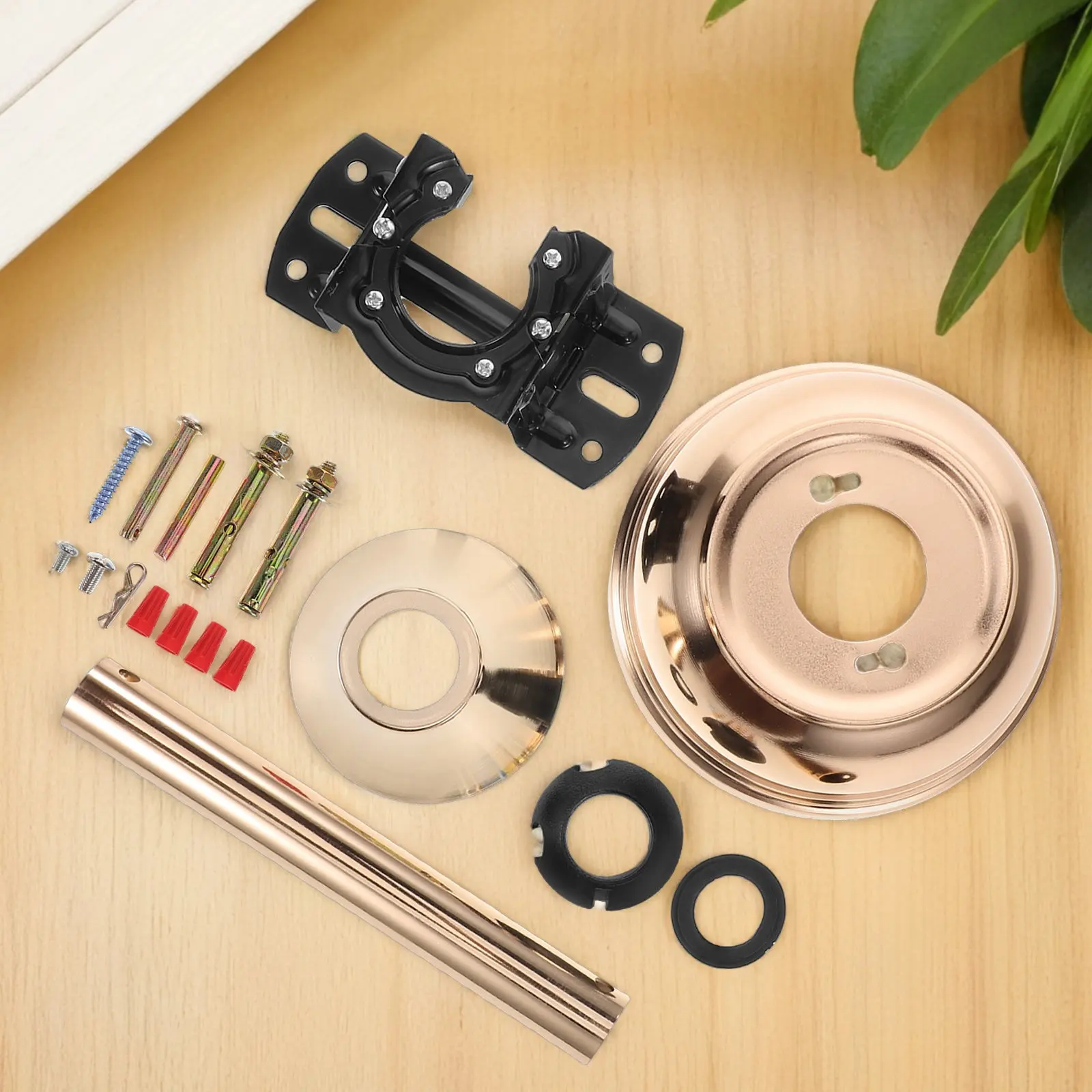 Комплект кронштейнов для потолочного вентилятора, универсальный, из нержавеющей стали, для гостиной, спальни, столовой
Комплект кронштейнов для потолочного вентилятора, универсальный, из нержавеющей стали, для гостиной, спальни, столовой