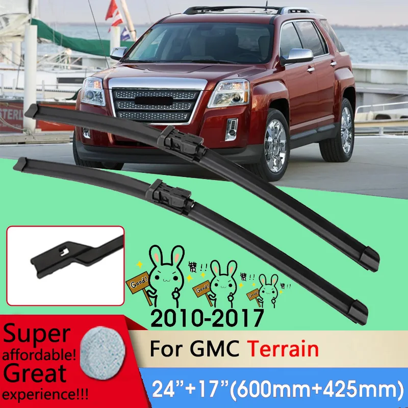 Car Wiper LHD Front Blades 24"+17" For GMC Terrain 2010-2017 Fit Push Button Arm Front Windscreen Wipers Auto Accessories
Car Wiper LHD Front Blades 24"+17" For GMC Terrain 2010-2017 Fit Push Button Arm Front Windscreen Wipers Auto Accessories
