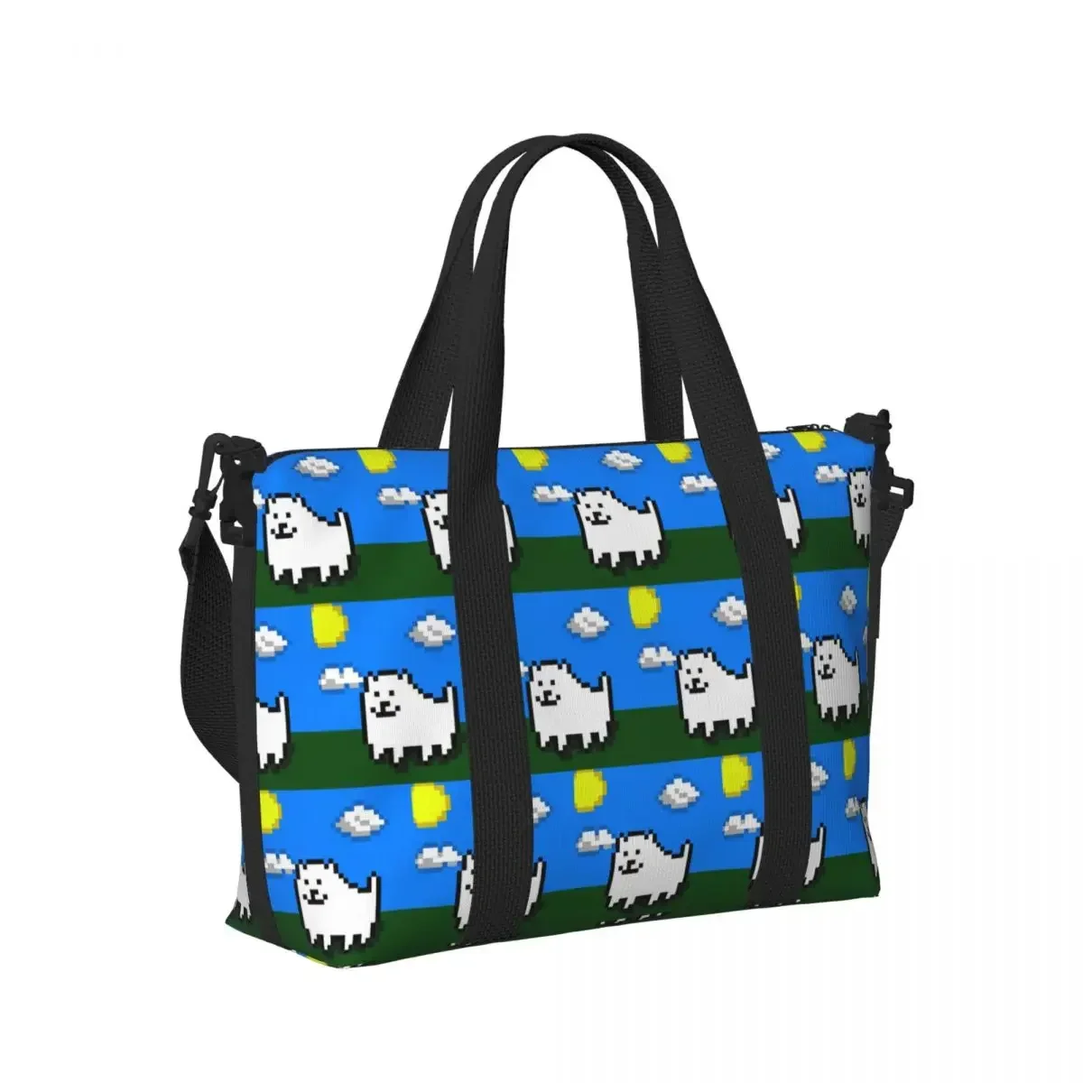 Undertale Annoying Dog Video Game Cute Beach Travel Bag Large Capacity Tote Bags for Gym Yoga Women Shopping Duffle Shoulder Bag
Undertale Annoying Dog Video Game Cute Beach Travel Bag Large Capacity Tote Bags for Gym Yoga Women Shopping Duffle Shoulder Bag