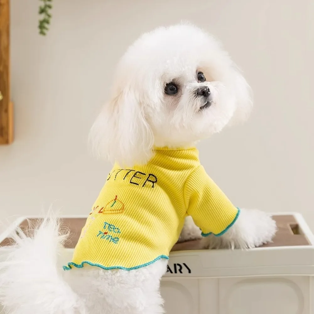 Cute Style Thin Dog Home Clothes Letter Embroidery Cartoon Print Dogs Two Legs Breathable Dog Shirt Spring Summer
Cute Style Thin Dog Home Clothes Letter Embroidery Cartoon Print Dogs Two Legs Breathable Dog Shirt Spring Summer