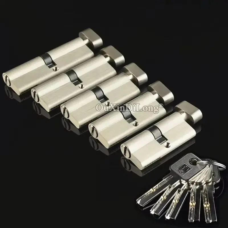 1PCS Door Cylinder 50 55 60 65 70 75 80 90 100 110 120mm Security Lock Cylinder Interior Bedroom Living Handle with 5 Keys GF321
1PCS Door Cylinder 50 55 60 65 70 75 80 90 100 110 120mm Security Lock Cylinder Interior Bedroom Living Handle with 5 Keys GF321