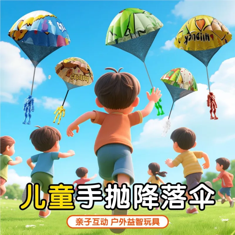 Children Hand Throwing Parachute Toy Outdoor Flying Tangle Parachute Summer Outdoor Sports Toy Easter Basket Stuffers Kids Gift
Children Hand Throwing Parachute Toy Outdoor Flying Tangle Parachute Summer Outdoor Sports Toy Easter Basket Stuffers Kids Gift