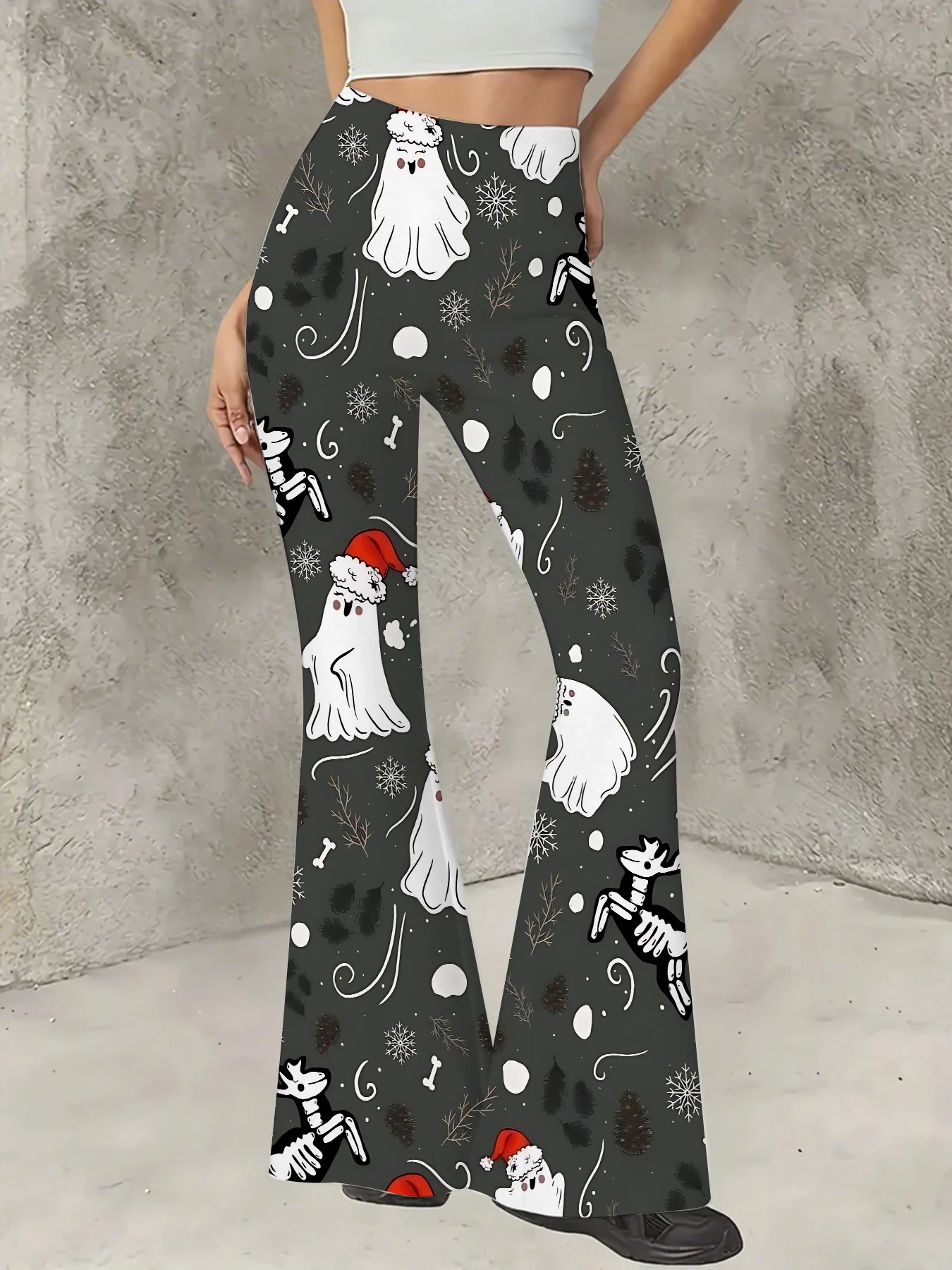 Women's Boho Printed Flare Pants Vintage Knit High Waist Wide Leg Trousers
Women's Boho Printed Flare Pants Vintage Knit High Waist Wide Leg Trousers