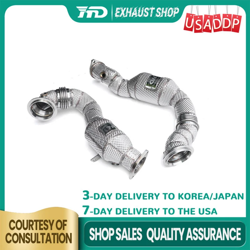 HMD Downpipe for BMW Z4 E89 N54 SS304 Exhaust System Heat Shield Non-destructive Installation Handcrafted 3-7 days Delivery
HMD Downpipe for BMW Z4 E89 N54 SS304 Exhaust System Heat Shield Non-destructive Installation Handcrafted 3-7 days Delivery