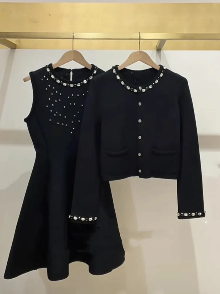 S Home 2025 Autumn Winter Knitted Set High Waist round Ne Svel Dr Two Piece Set Ci Commute Casual Daily Wear
S Home 2025 Autumn Winter Knitted Set High Waist round Ne Svel Dr Two Piece Set Ci Commute Casual Daily Wear