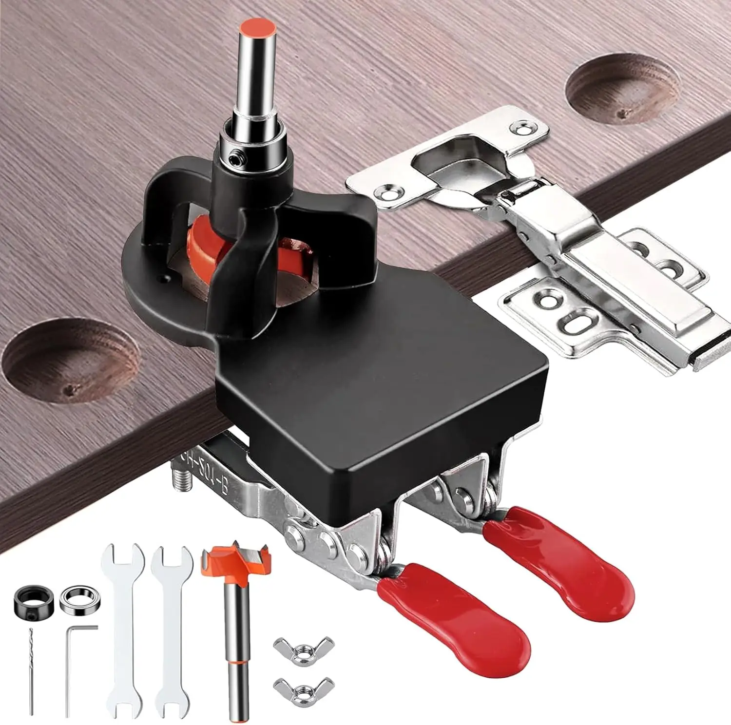 35mm Concealed Door Hinge Jig with Accurate Locking, Aluminum Alloy DIY Tool for Cabinet Hardware Installation
35mm Concealed Door Hinge Jig with Accurate Locking, Aluminum Alloy DIY Tool for Cabinet Hardware Installation