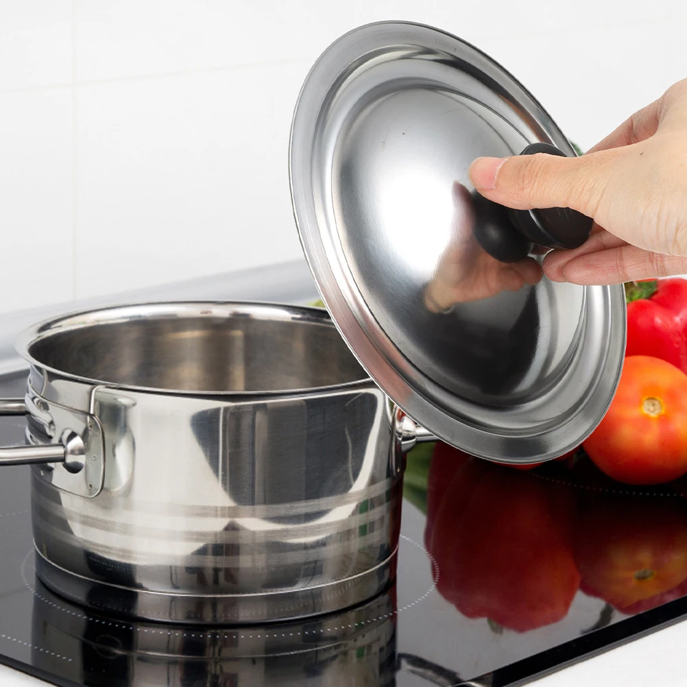 2 pcs Stainless Steel Pot Lid Cooking Buffet Serving Pan Mini Cover Bucket Food Metal Plastic Frying Hotel Skillets Small
2 pcs Stainless Steel Pot Lid Cooking Buffet Serving Pan Mini Cover Bucket Food Metal Plastic Frying Hotel Skillets Small