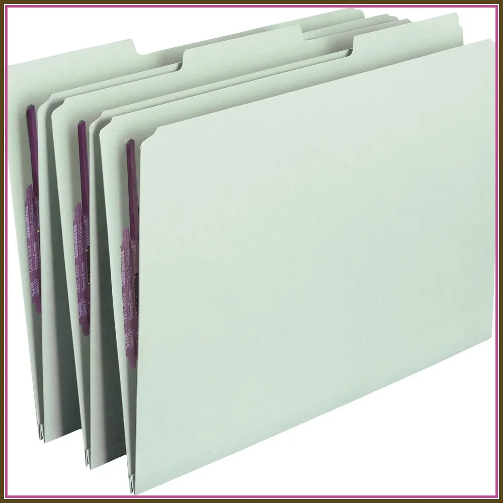 Legal Size File Folders with SafeSHIELD Fasteners, 1/3-Cut Tab, 1" Expansion, 25 Pack
Legal Size File Folders with SafeSHIELD Fasteners, 1/3-Cut Tab, 1" Expansion, 25 Pack