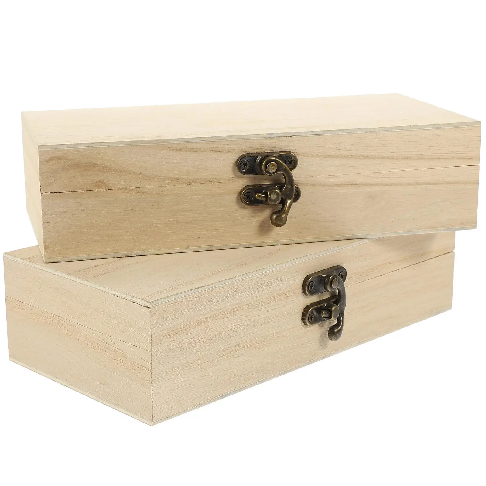 2 Pcs Jewelry Box Dustproof Wood Storage Case for Earrings Necklaces Bracelets ganizer Gift Small Decorative Box
2 Pcs Jewelry Box Dustproof Wood Storage Case for Earrings Necklaces Bracelets ganizer Gift Small Decorative Box