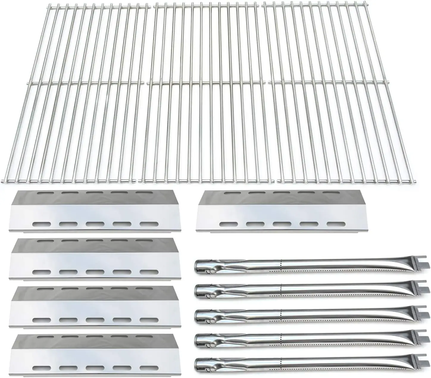 DG210 Replacement Gas Grill Burners Kit with Stainless Steel Heat Plates and Solid Cooking Grid for Ducane Models
DG210 Replacement Gas Grill Burners Kit with Stainless Steel Heat Plates and Solid Cooking Grid for Ducane Models