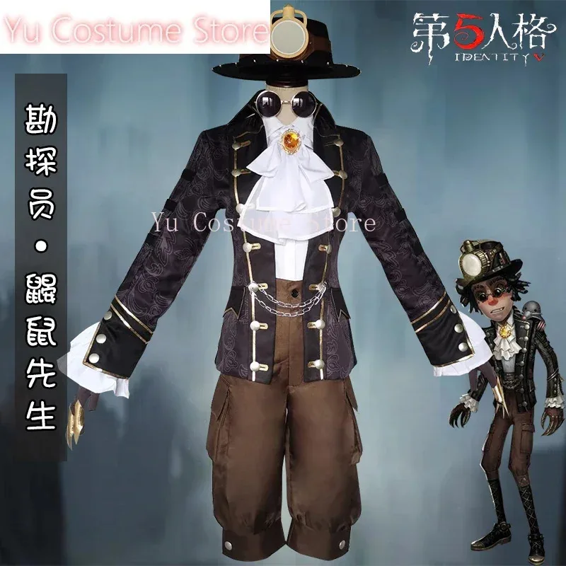 Yu Costume Anime! Identity V Norton Campbell Prospector Mr. Mole Game Suit Uniform Halloween Carnival Party Outfit For Women/Men
Yu Costume Anime! Identity V Norton Campbell Prospector Mr. Mole Game Suit Uniform Halloween Carnival Party Outfit For Women/Men