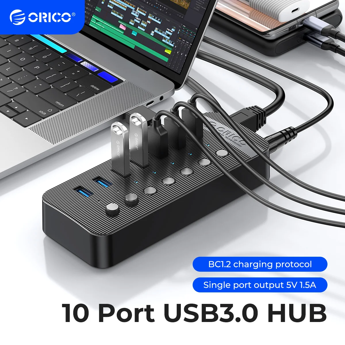 ORICO 7 10 Ports Multi USB Hub Powered Splitter Socket with On/Off Switch Dock Multiple USB 3.0 Slot Power Supply Strip Adapter
ORICO 7 10 Ports Multi USB Hub Powered Splitter Socket with On/Off Switch Dock Multiple USB 3.0 Slot Power Supply Strip Adapter