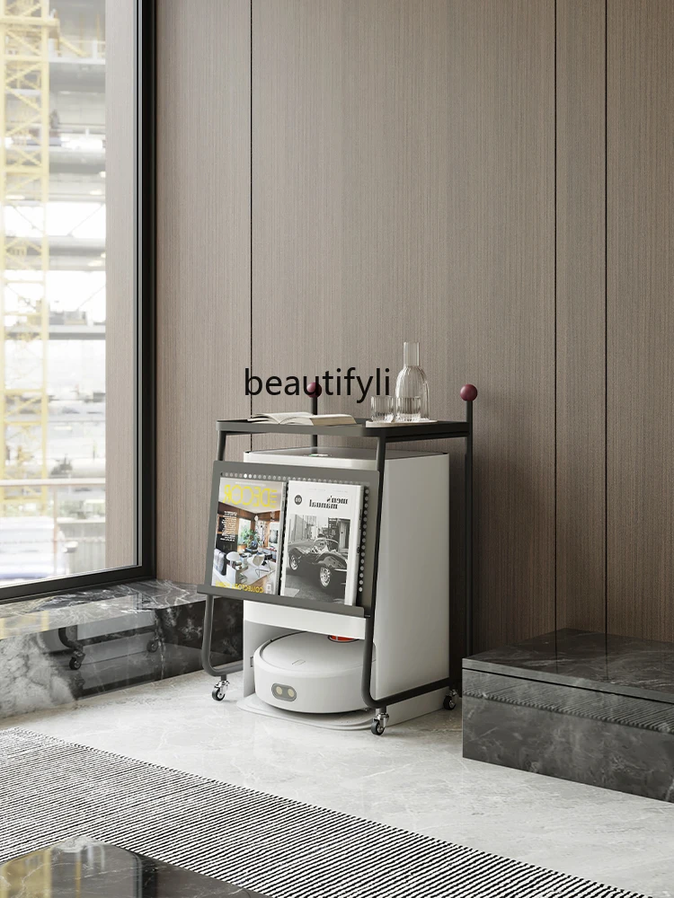 Modern Minimalist Italian Living Room Sweeping Robot Storage Rack Base Station Rack Storage Rack for Mobile
Modern Minimalist Italian Living Room Sweeping Robot Storage Rack Base Station Rack Storage Rack for Mobile