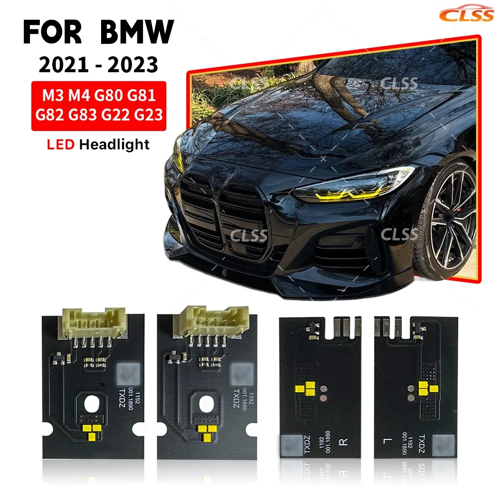 Yellow Angel Eyes DRL LED Board Lightsource For BMW G80 M3 G82 G83 M4 G22 G23 G26 2021-2024 Amber Blue Red Daytime Running Light
Yellow Angel Eyes DRL LED Board Lightsource For BMW G80 M3 G82 G83 M4 G22 G23 G26 2021-2024 Amber Blue Red Daytime Running Light