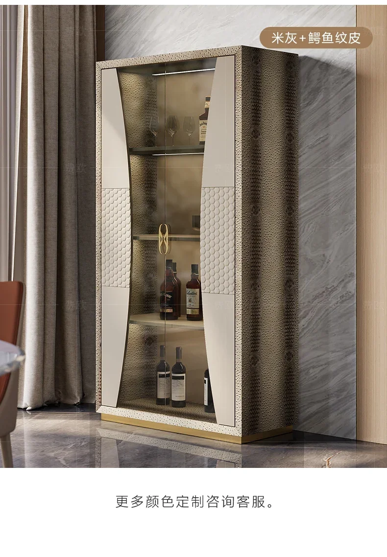 Custom Wall Storage Bookshelf 9344, Italian Light Glass Wine Cabinet Designer Painted Unit for Restaurant Home
Custom Wall Storage Bookshelf 9344, Italian Light Glass Wine Cabinet Designer Painted Unit for Restaurant Home