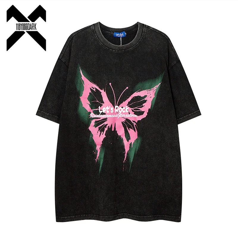 2023 Vintage Tshirt Butterfly Printed Couple T-Shirt Hip Hop Streetwear Oversized T Shirt Loose Men Women Cotton Tops Tees
2023 Vintage Tshirt Butterfly Printed Couple T-Shirt Hip Hop Streetwear Oversized T Shirt Loose Men Women Cotton Tops Tees