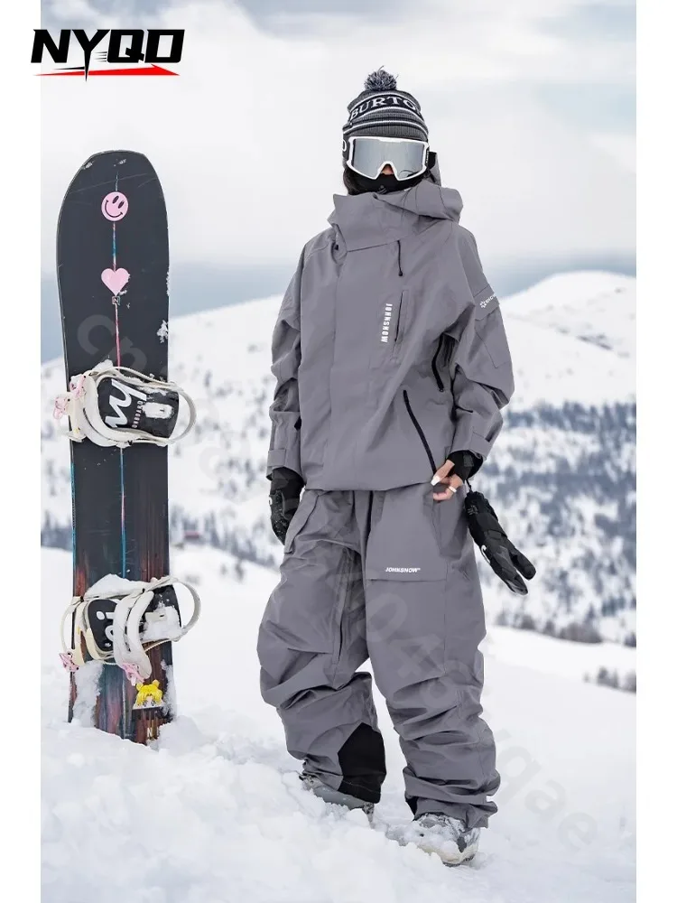 JOHN SNOW Ski Suit Full Pressure Adhesive Women's Men's 2024 Single Double Board Skiing Equipment Snowboard Jacket Snow Pants
JOHN SNOW Ski Suit Full Pressure Adhesive Women's Men's 2024 Single Double Board Skiing Equipment Snowboard Jacket Snow Pants