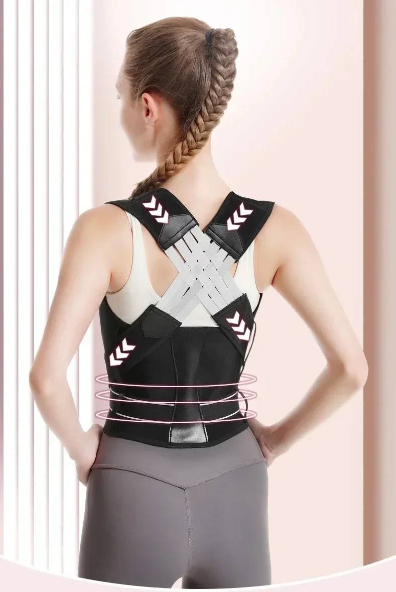 Gym Lumbar Belt Posture Corrector Women Men Adjustable Shoulder Posture Brace Back Straightener Body Shape Support Correction
Gym Lumbar Belt Posture Corrector Women Men Adjustable Shoulder Posture Brace Back Straightener Body Shape Support Correction
