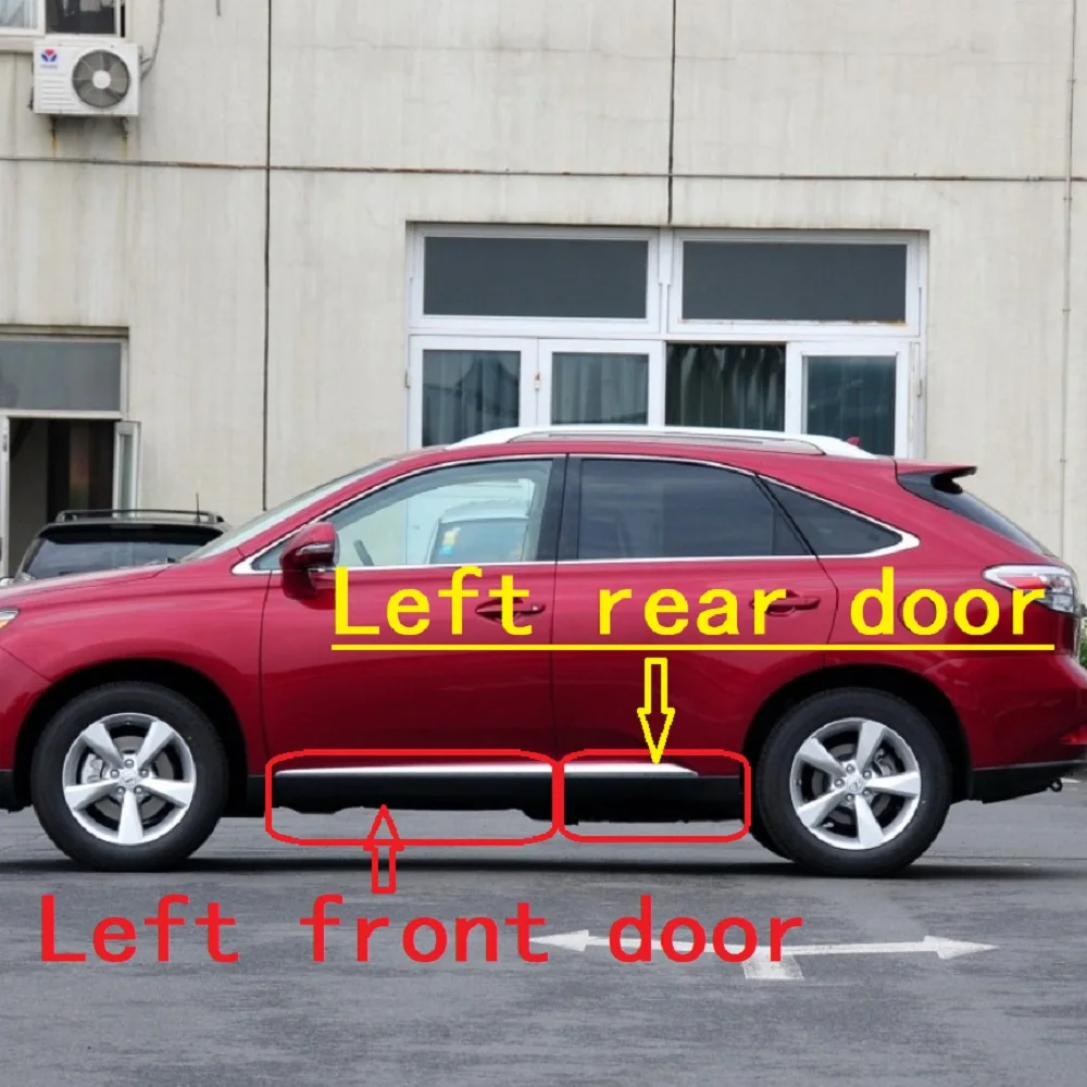 Applicable to 2009-2014 Lexus rx270 and RX350 Door Exterior Trim Panel and Anti-collision Strip Chrome Plated Trim Panel
Applicable to 2009-2014 Lexus rx270 and RX350 Door Exterior Trim Panel and Anti-collision Strip Chrome Plated Trim Panel