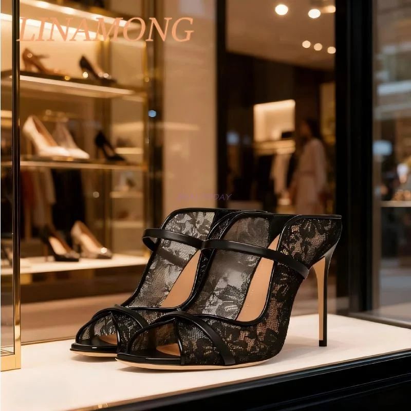 Square Lace Strap Sandals Women's Simple One Foot Strap Buckle Design Fashionable Temperament Slim High-Heeled Sandals
Square Lace Strap Sandals Women's Simple One Foot Strap Buckle Design Fashionable Temperament Slim High-Heeled Sandals