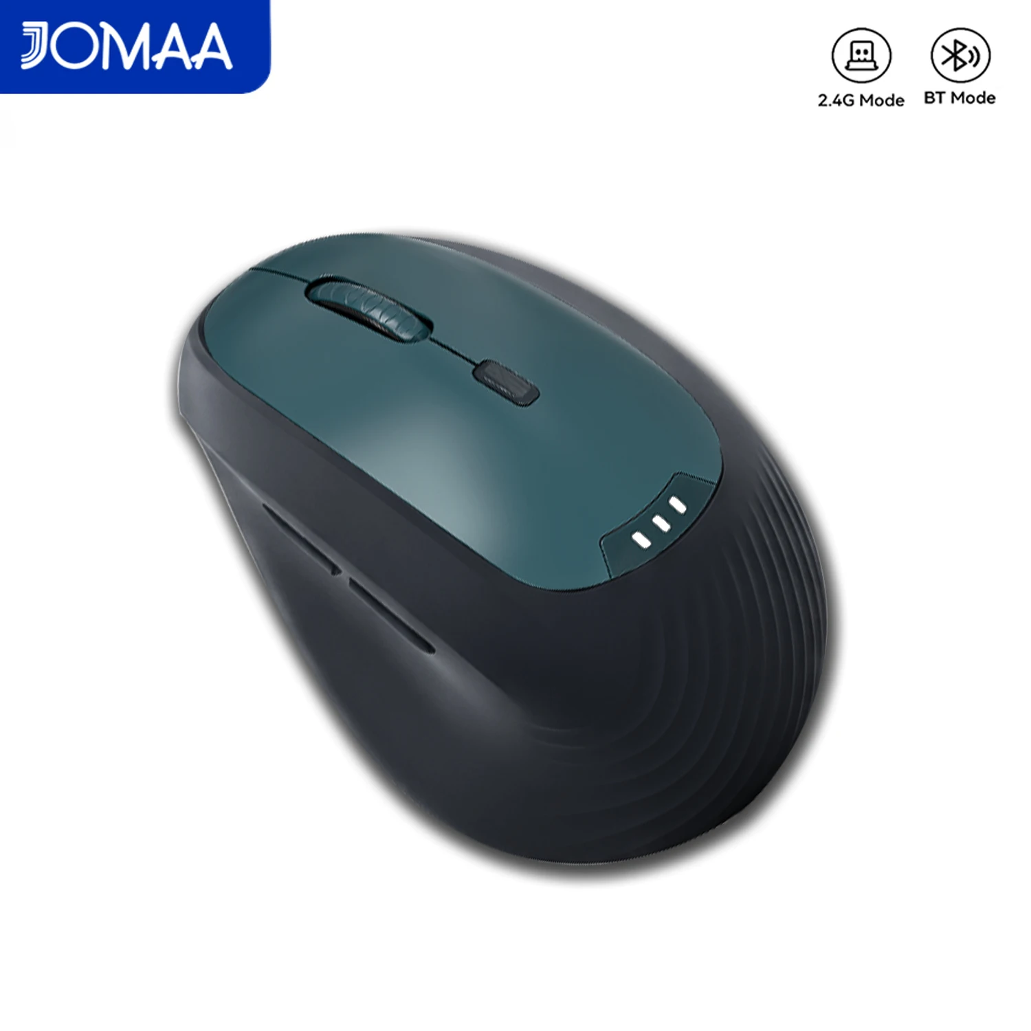 Jomaa Light Weight Vertical Mouse for Computer Laptop iPad Rechargebale Wireless Mouse with Battery Indicator
Jomaa Light Weight Vertical Mouse for Computer Laptop iPad Rechargebale Wireless Mouse with Battery Indicator