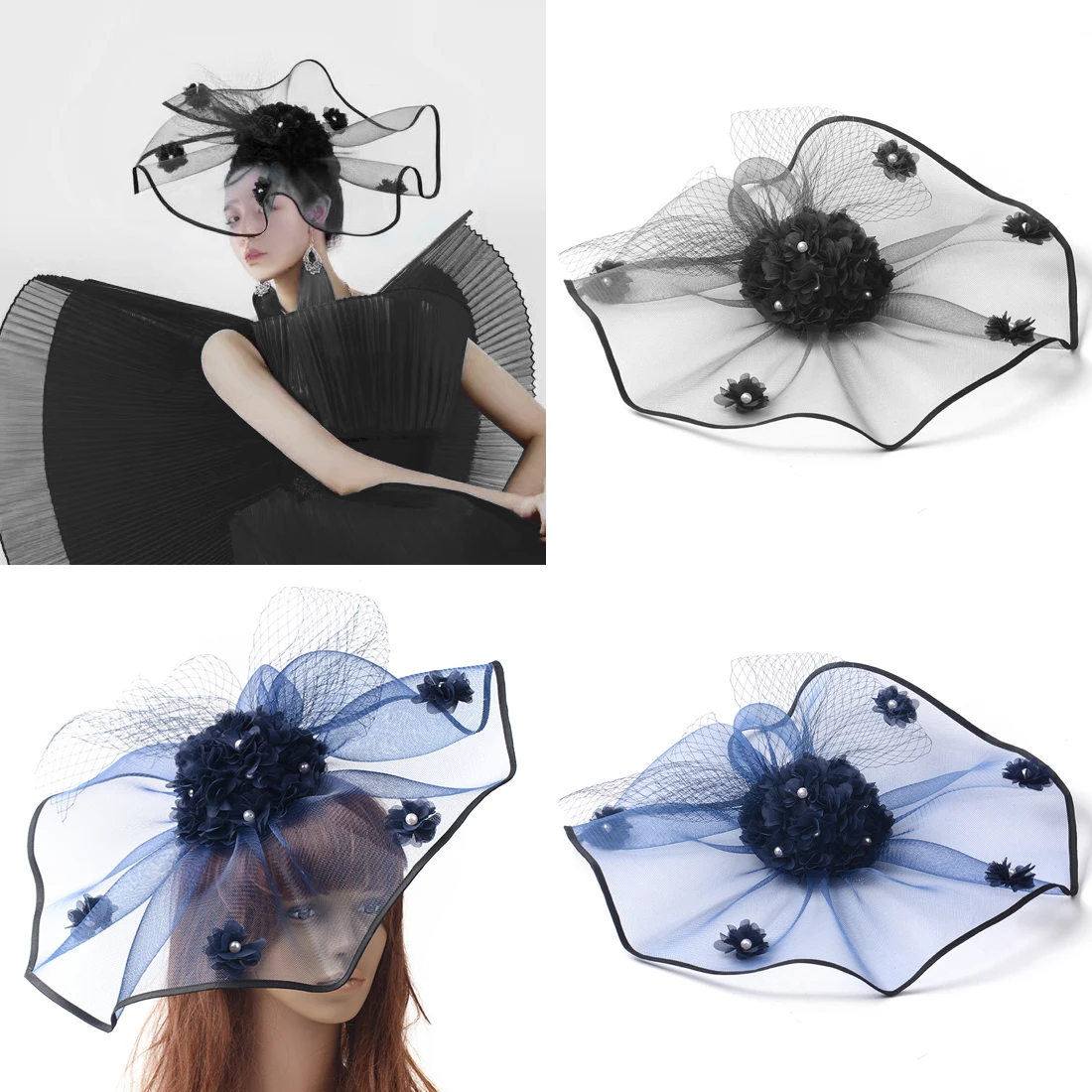 Big Flower Bead Fascinators Hat Hair clip Accessories For Women Tea Party Wedding Races Sinamay Headwewar Dress
Big Flower Bead Fascinators Hat Hair clip Accessories For Women Tea Party Wedding Races Sinamay Headwewar Dress