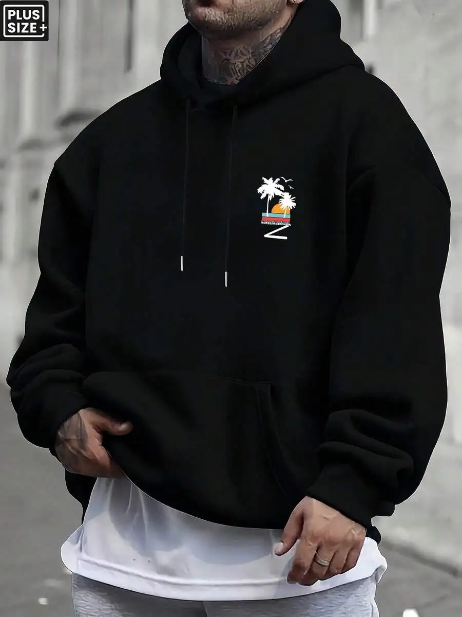Mens Heavyweight Hoodie Pullover Sweatshirt Black Solid Casual Streetwear All Season
Mens Heavyweight Hoodie Pullover Sweatshirt Black Solid Casual Streetwear All Season