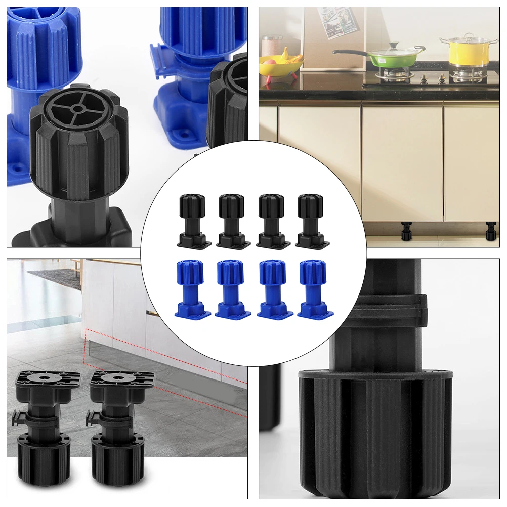 8pcs Cabinet Feet Furniture Legs Durable Practical Kitchen Shoe Cabinet Adjustable Supports Sturdy Protect Floor
8pcs Cabinet Feet Furniture Legs Durable Practical Kitchen Shoe Cabinet Adjustable Supports Sturdy Protect Floor