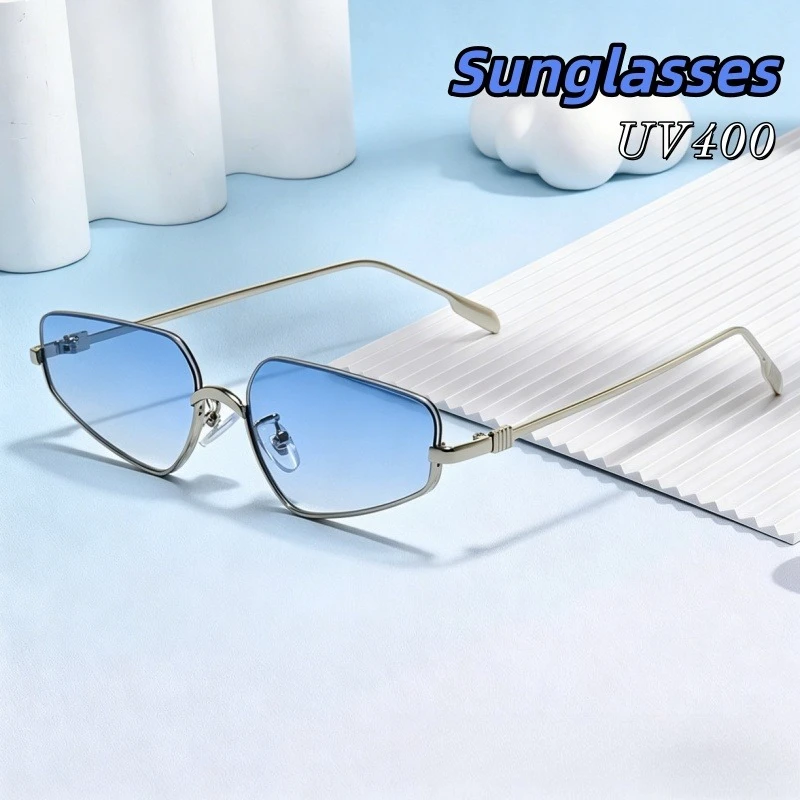 Irregular-shaped Metal Frame Sunglasses Woman Luxury Ultraviolet-proof Street Photography Fashion Wear Take Glasses for Men
Irregular-shaped Metal Frame Sunglasses Woman Luxury Ultraviolet-proof Street Photography Fashion Wear Take Glasses for Men