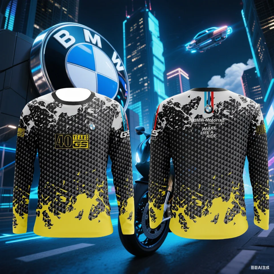 Новая летняя гоночная футболка BMW, мужская футболка с длинными рукавами, футболка с принтом BMW, впитывающая пот, дышащая, быстросохнущая мото-футболка
Новая летняя гоночная футболка BMW, мужская футболка с длинными рукавами, футболка с принтом BMW, впитывающая пот, дышащая, быстросохнущая мото-футболка